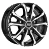 MSW (OZ) MSW 48 VAN 5H Gloss Black Full Polished 6.5Jx16 5x160 ET60
