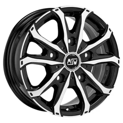 MSW (OZ) MSW 48 VAN 5H Gloss Black Full Polished 6.5Jx16 5x160 ET60