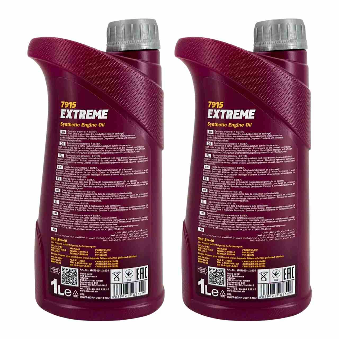 Mannol Extreme 5W-40 2x1 Liter – Bild 2