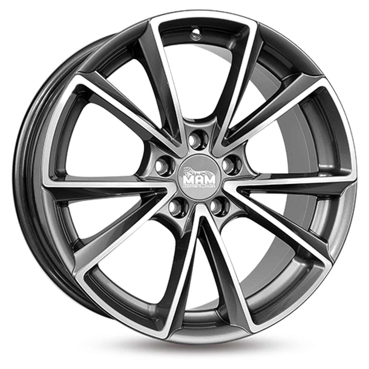 MAM MAM A5 Palladium Front Polished 8.0Jx18 5x112 ET35