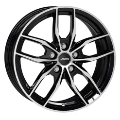 AUTEC TYP BV - BAVARIS Schwarz Poliert 7.0Jx16 5x112 ET47