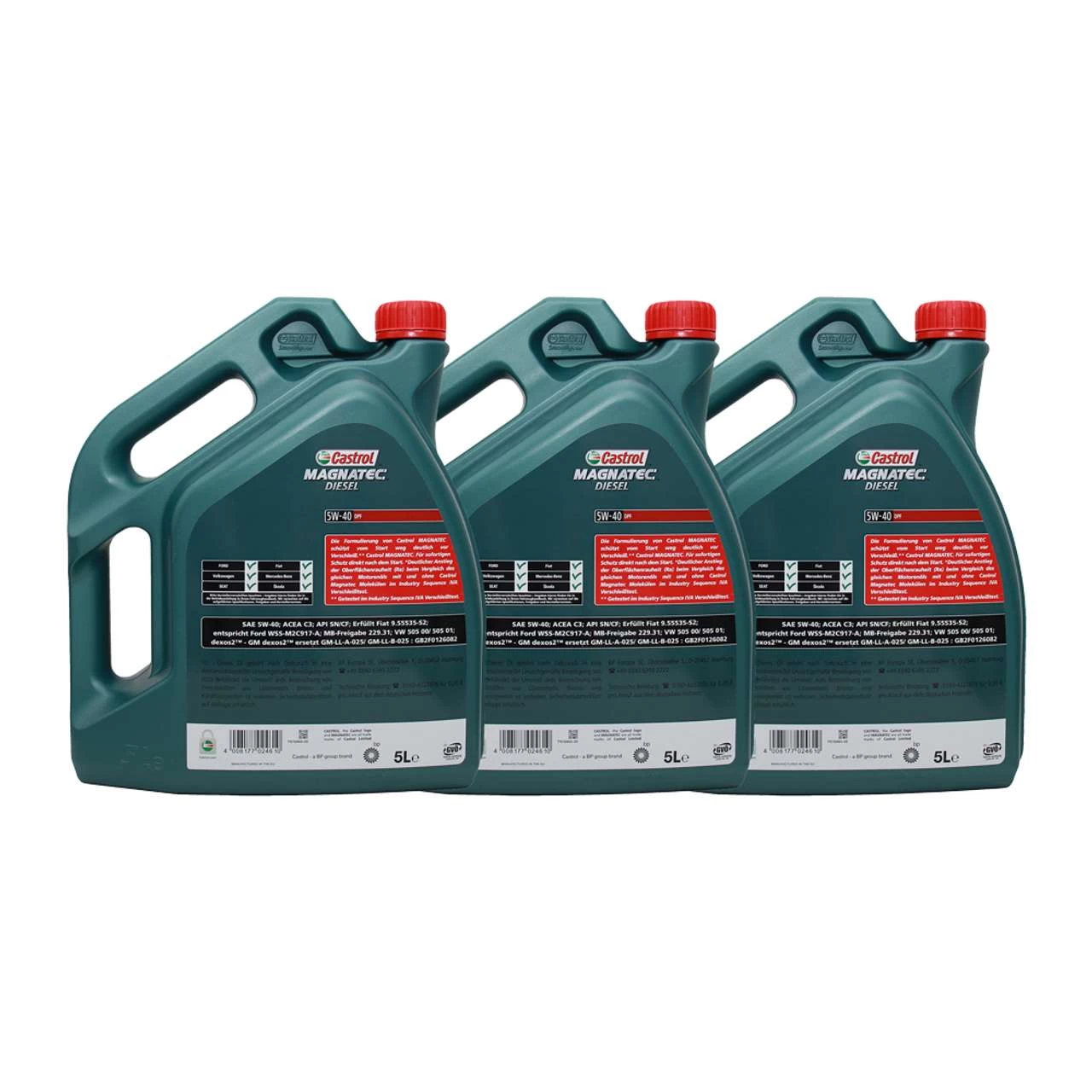 Castrol Magnatec 5W-40 DPF 3x5 Liter - Image 2