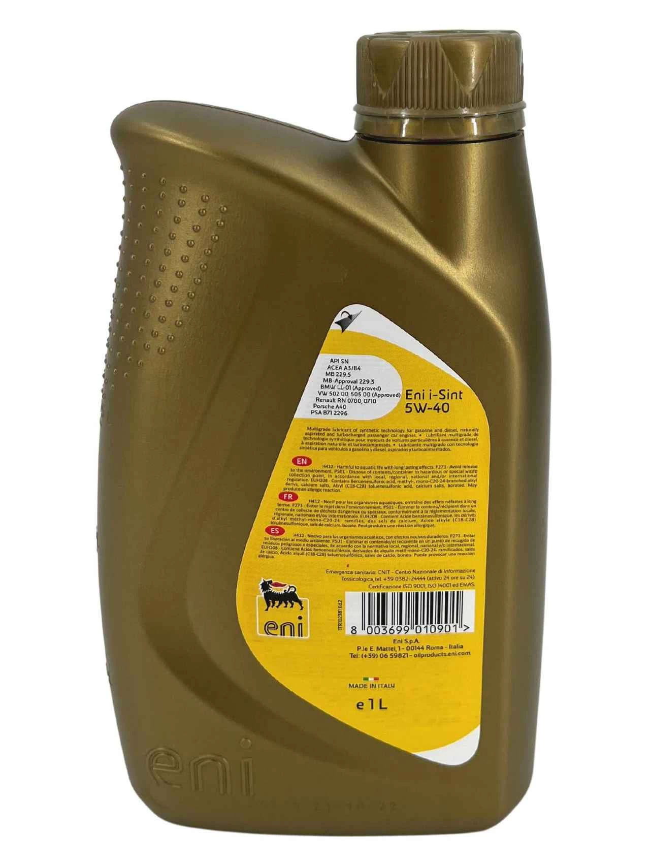 ENI I-Sint 5W-40 1 Liter - Image 2