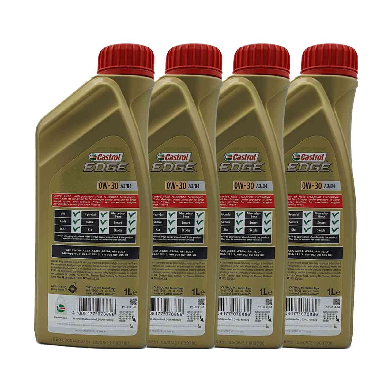 Castrol Edge 0W-30 A3/B4 4x1 Liter - Image 2