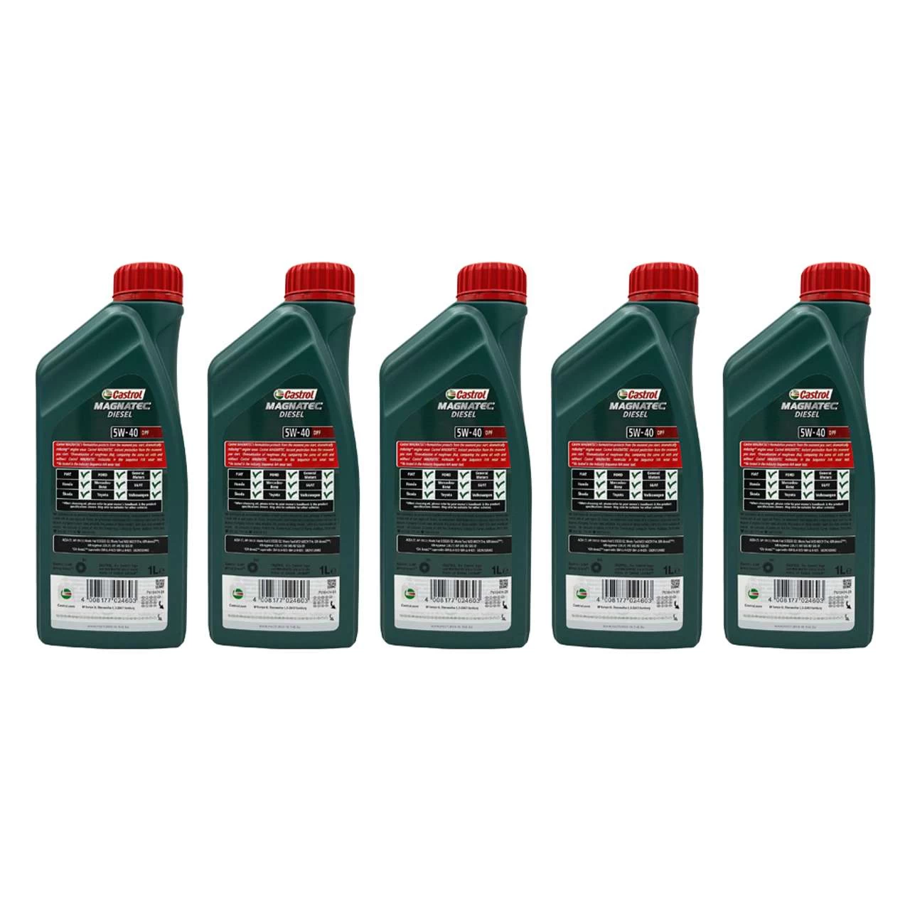 Castrol Magnatec 5W-40 DPF 5x1 Liter - Image 2