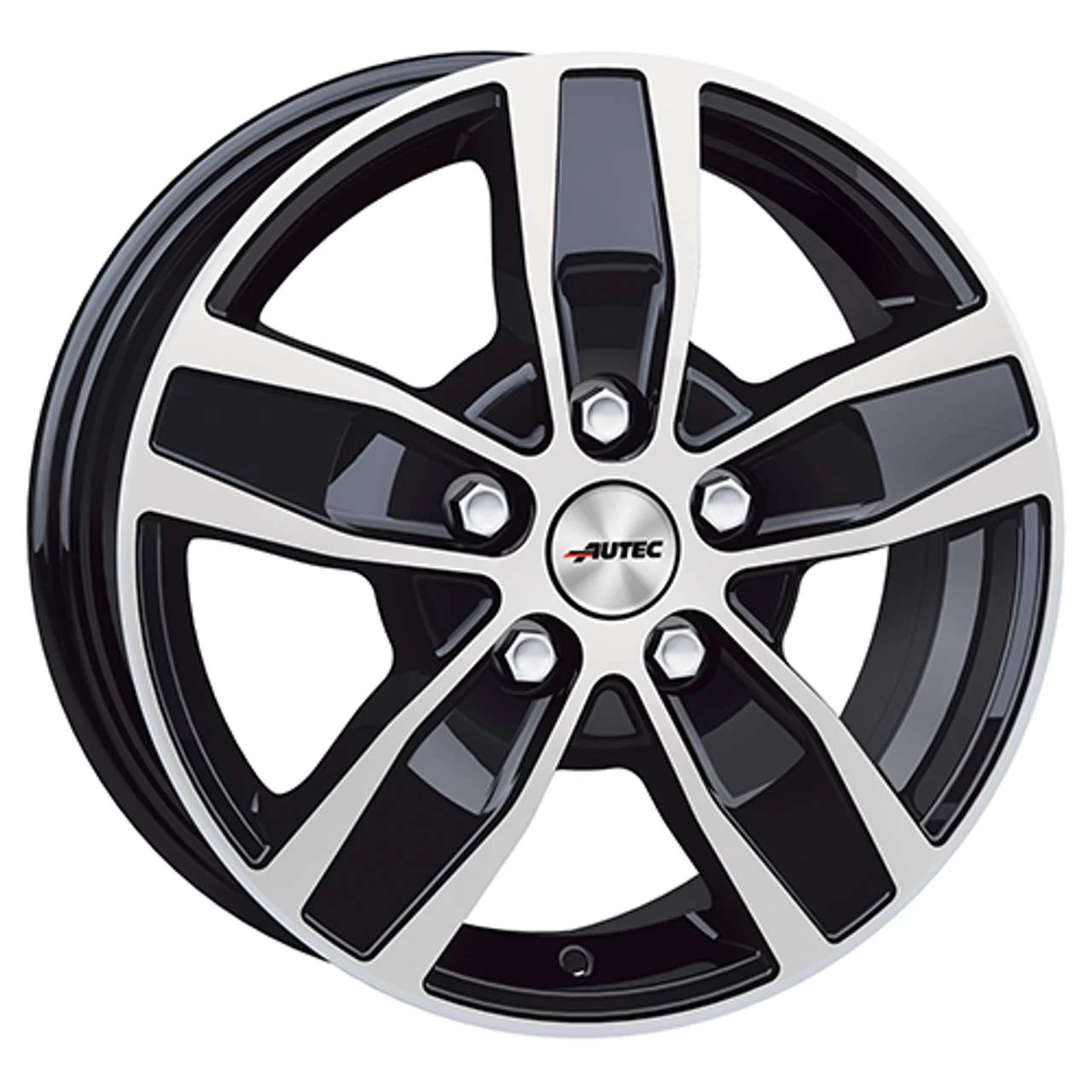 AUTEC TYP Q - QUANTRO 5L Schwarz Poliert 6.5Jx16 5x114.3 ET44