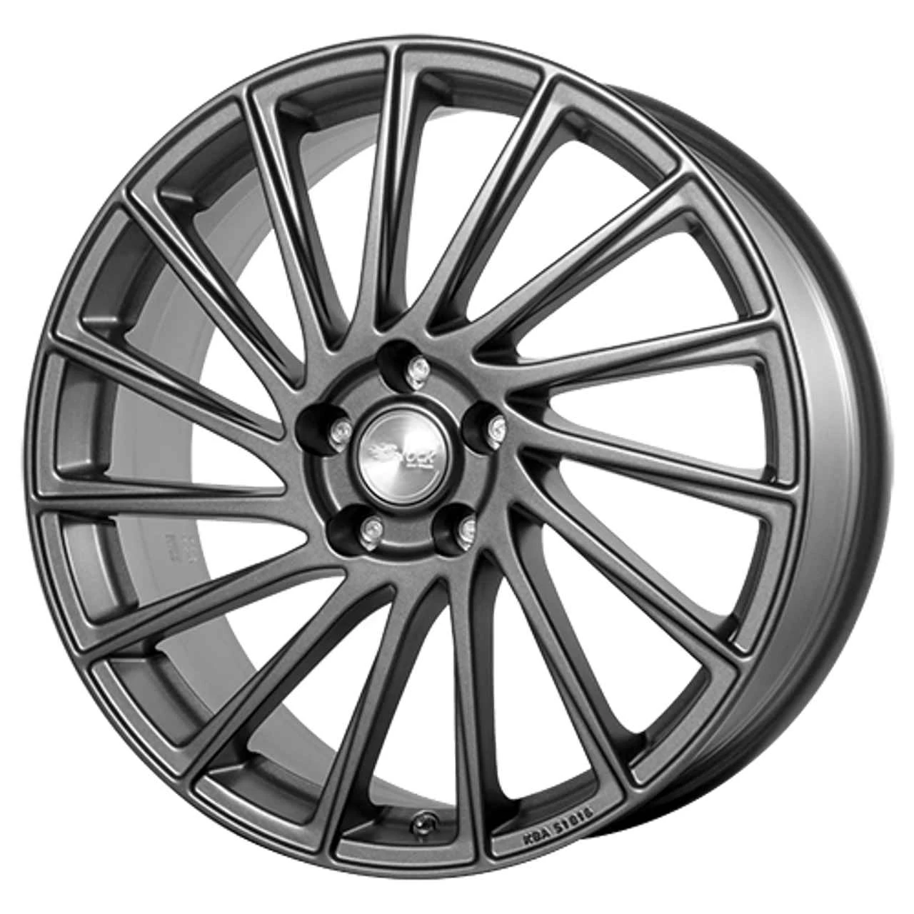 BROCK B39 Himalaya-grau Matt 7.5Jx18 5x100 ET42