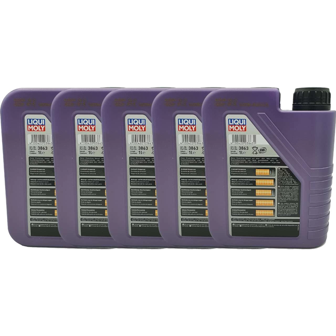 Liqui Moly Leichtlauf High Tech 5W-40 5x1 Liter - Image 2