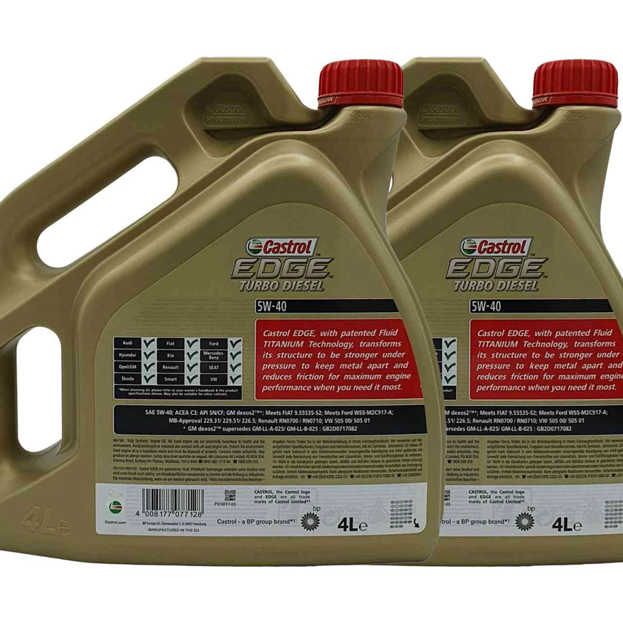 Castrol Edge TD 5W-40 2x4 Liter – Bild 2