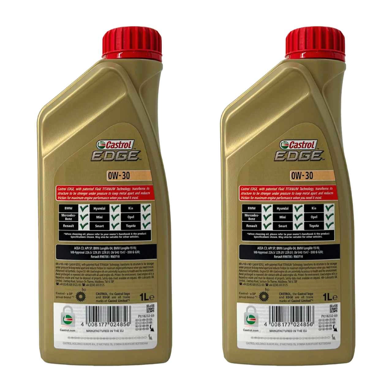 Castrol Edge 0W-30 2x1 Liter - Image 2