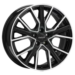 WHEELWORLD-2DRV WH34 Schwarz Hochglanzpoliert 8.0Jx18 5x112 ET30