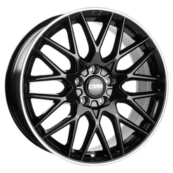 CMS C25-DRB Diamond Rim Black 7.0Jx17 5x112 ET49