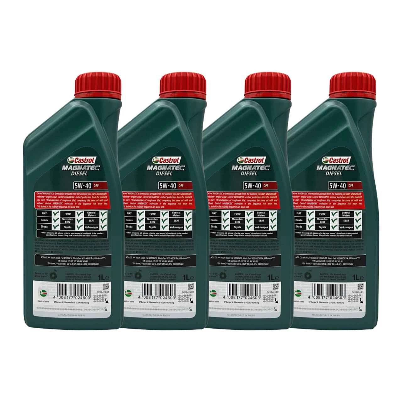 Castrol Magnatec 5W-40 DPF 4x1 Liter - Image 2