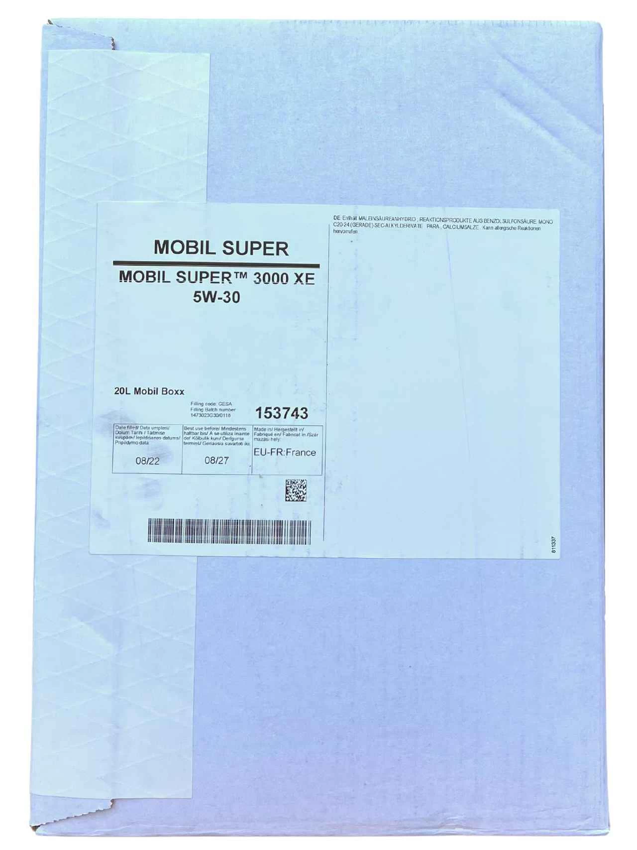 Mobil Super 3000 XE 5W-30 20 Liter BAG-IN Box - Image 2