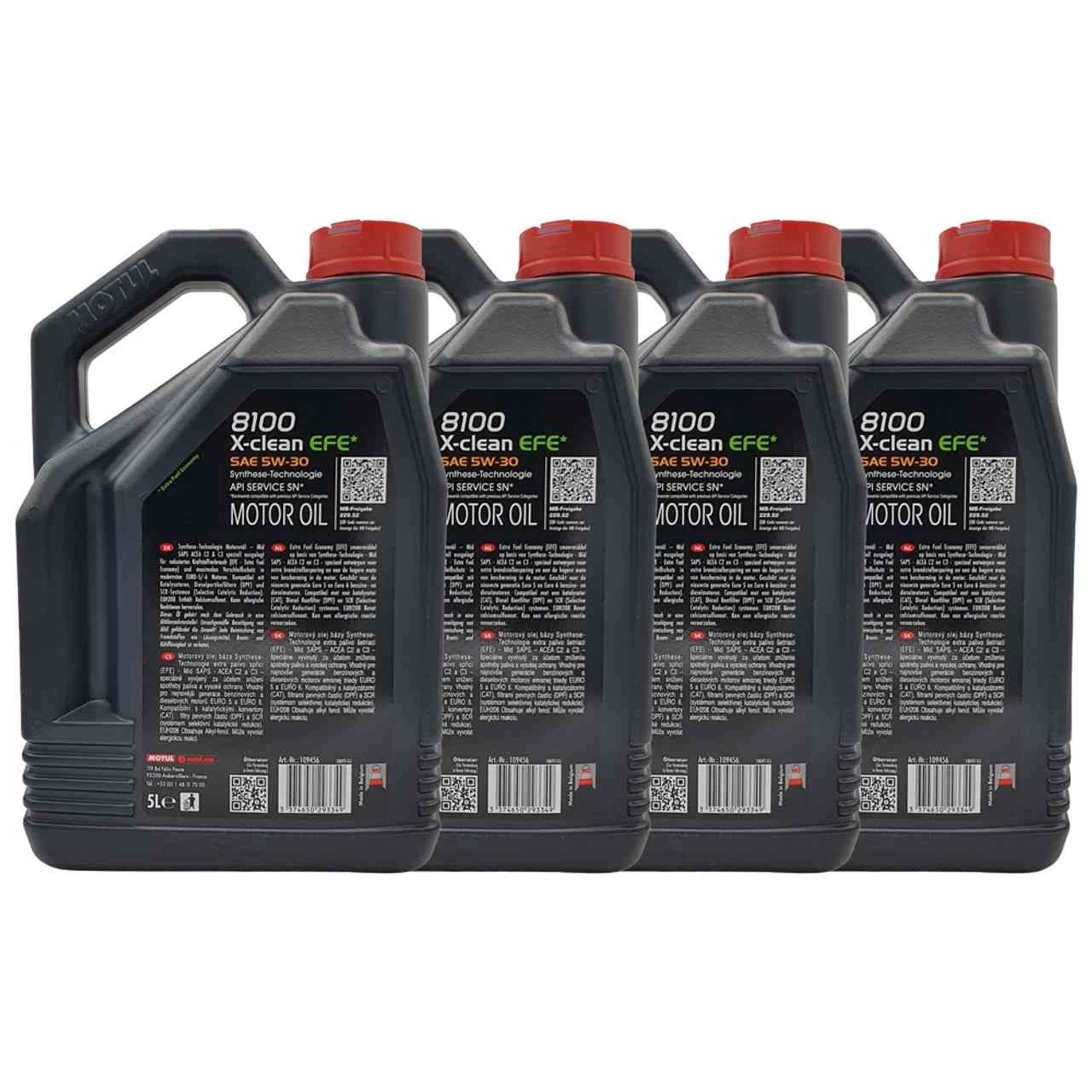 Motul 8100 X-clean EFE 5W-30 4x5 Liter - Image 2